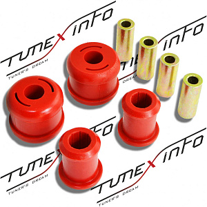 Сайлентблоки передних нижних рычагов Honda Civic 01-05 PU, 4шт