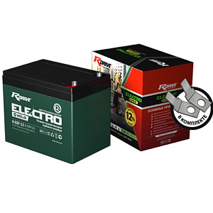 RDRIVE Аккумулятор RDrive ELECTRO VELO 6-DZF-12